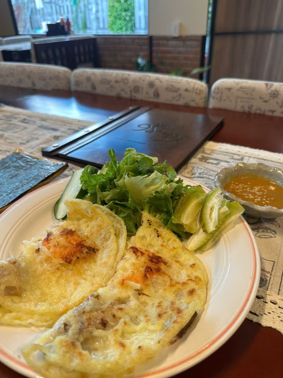 Rice Pancake With Shirmp & Pork