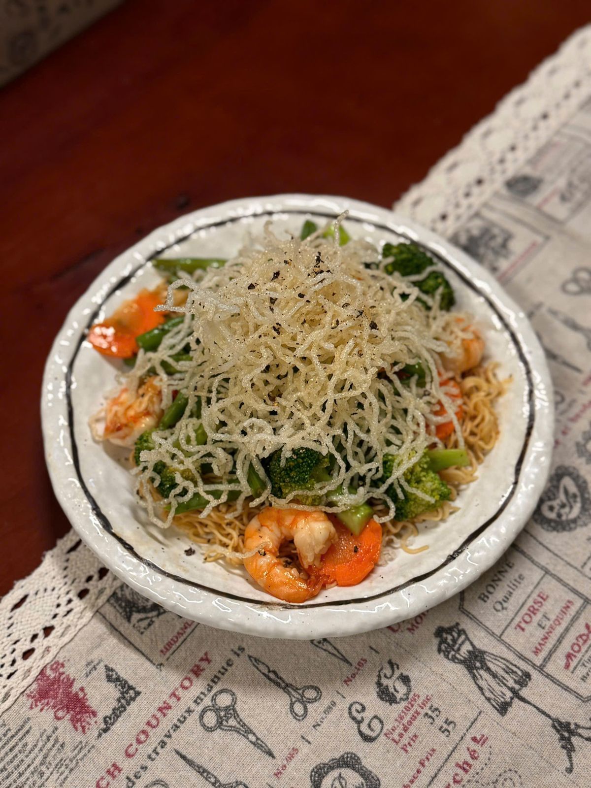 Crispy Noodles With Shrimp